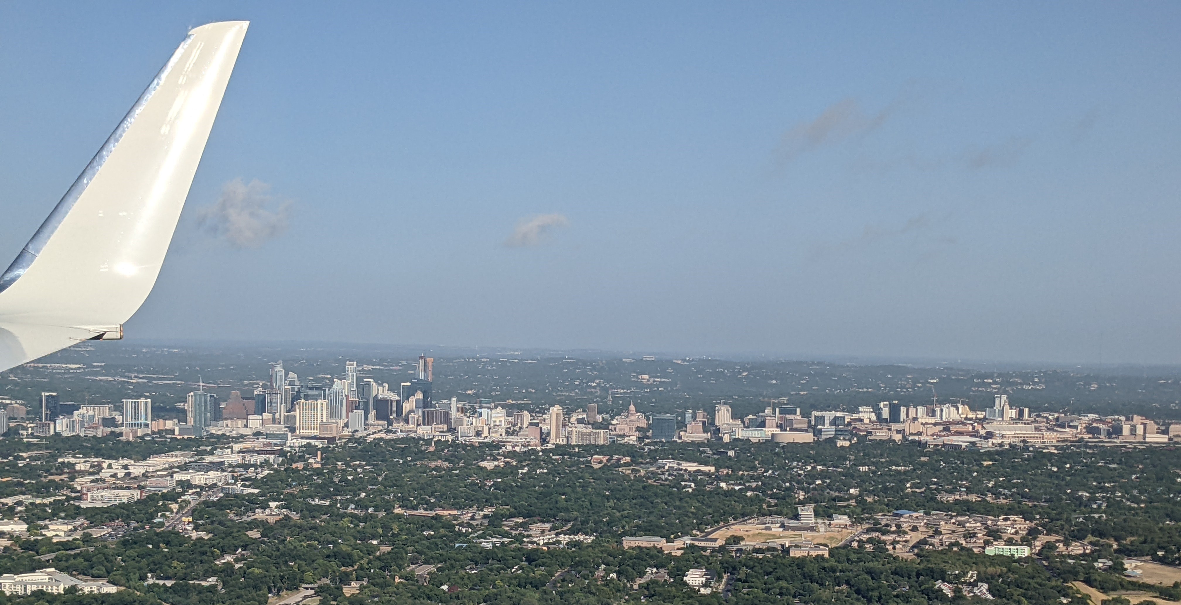 Aerial photo of Austin, Texas